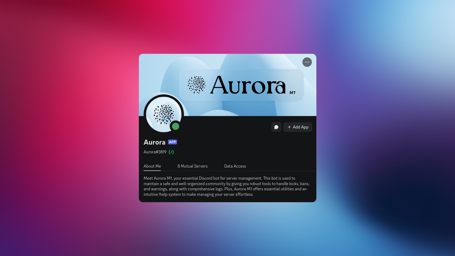 Aurora M1 Discord Bot